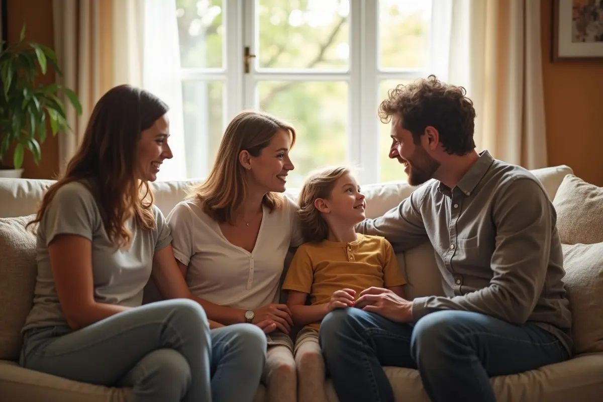 family supporting loved one through recovery while maintaining healthy boundaries