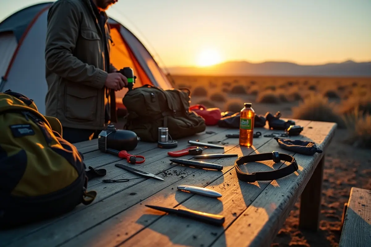 outdoor enthusiast maintaining high performance gear for longer lasting use
